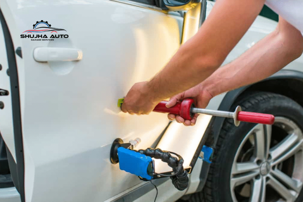 cost to fix dent in car door
